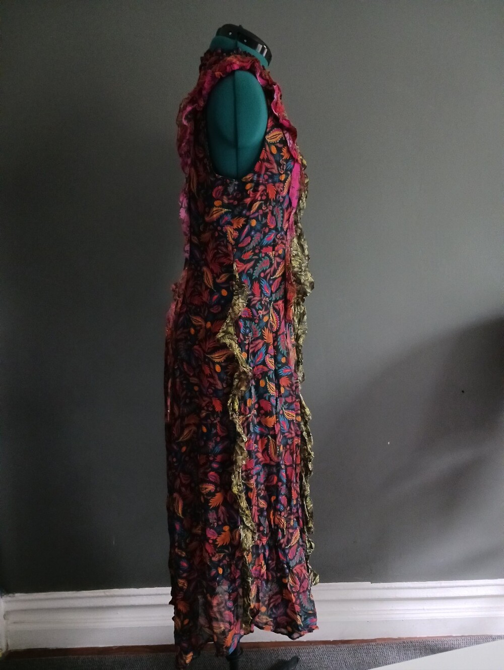 NWT Farm Riomixed Mini Prints Midi Dress Size M - Picture 3 of 12